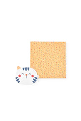 Vista completa del set manta y doudou gato